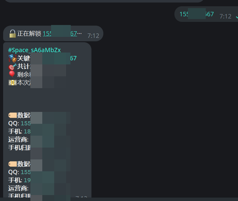 图片[1]-社工库分享：Space社工库机器人，支持身份户籍、开房记录、快递地址、QQ绑定等信息查询-社工库