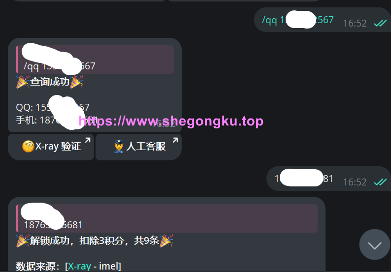 X-ray社工库使用-社工库开盒-社工库开户-开房记录查询-Zonesgk_bot
